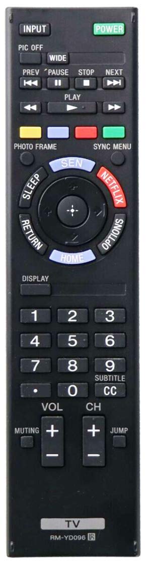RM-YD096 Remote Control Replacement for Sony TV KDL-60R510A KDL-60R520A KDL-60R550A KDL-70R520A KDL-70R550A Fit for RM-YD096 149229111 RM-YD094