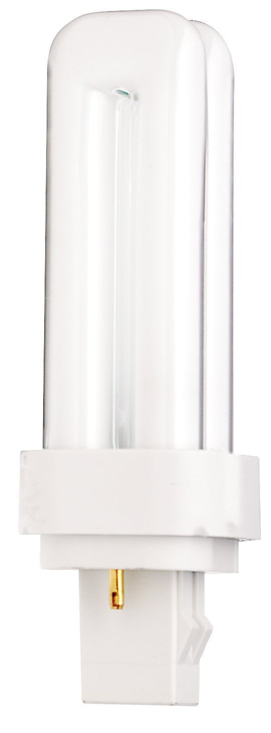 SATCO HYGRADE S8317 Quad Tube Compact Fluorescent Lamp, 13 W, Compact Fluorescent Lamp, Bi-Pin GX23-2 Lamp Base