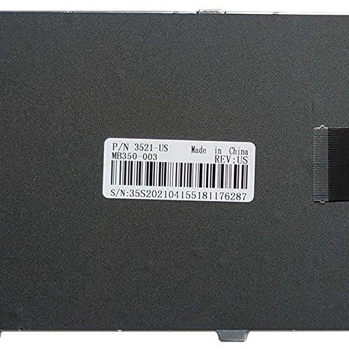 New Laptop Replacement Keyboard for Dell Inspiron 15 3521 2521 3531 3537 15R 5521 M531R 5535 US Layout