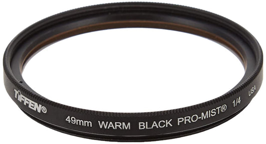 Tiffen 49WBPM14 49mm Warm Black Pro-Mist 1/4 Filter