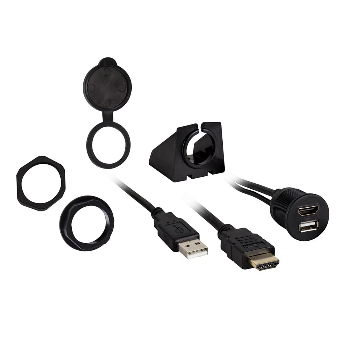 Install Bay Hdmi/USB Pass Through Extension - Retail Pack