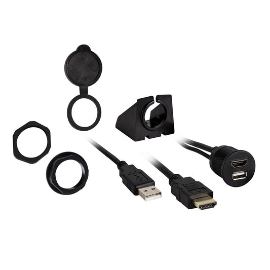 Install Bay Hdmi/USB Pass Through Extension - Retail Pack