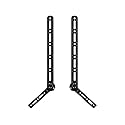 Monoprice Universal Soundbar Bracket with Adjustable Arms, Fits Displays 23in to 65in, Soundbars Up to 33lbs, Black, 139489