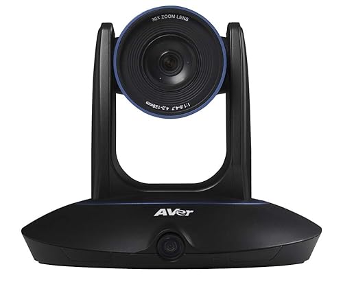 AVer TR530 PTZ Camera - 30x Optical Zoom Auto Tracking Camera - Pan/Tilt/Zoom Full HD 1080p with 120 Degree Field of View