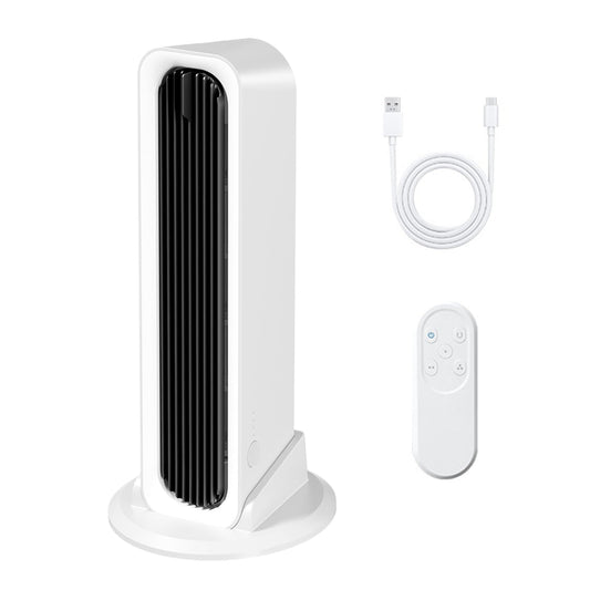 AOYEBO Bladeless Tower Fan, Rechargeable Oscillating Desk Fan with Remote,