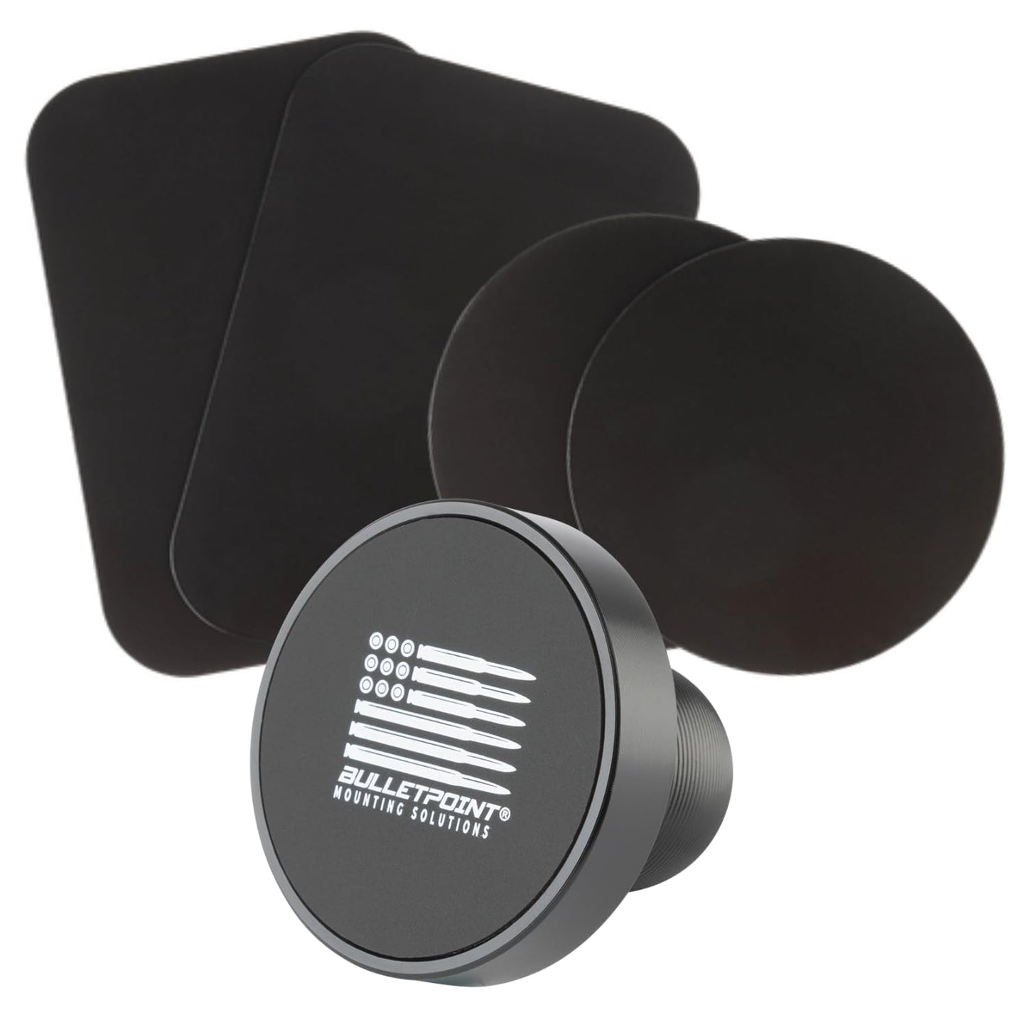 Bulletpoint DiabloM6 Magnetic Cell Phone Mount Compatible with iPhone and Android Smartphones - 20mm Attachment Ball - Metal Plate attaches to Device