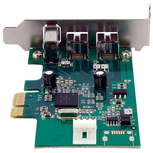 StarTech 3-Port 2b 1a Low Profile 1394 PCI FireWire Card, TAA (PEX1394B3LP)