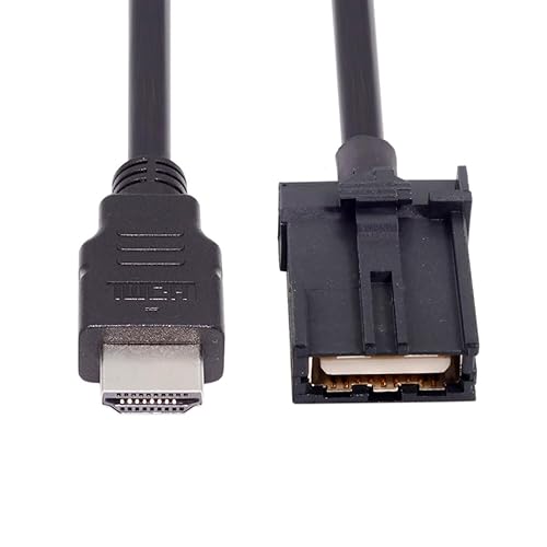 Cablecc High Speed HDMI 1.4 Type E Male to Type A Male Video Audio Cable 1.5M Automotive Connection System Grade Connector