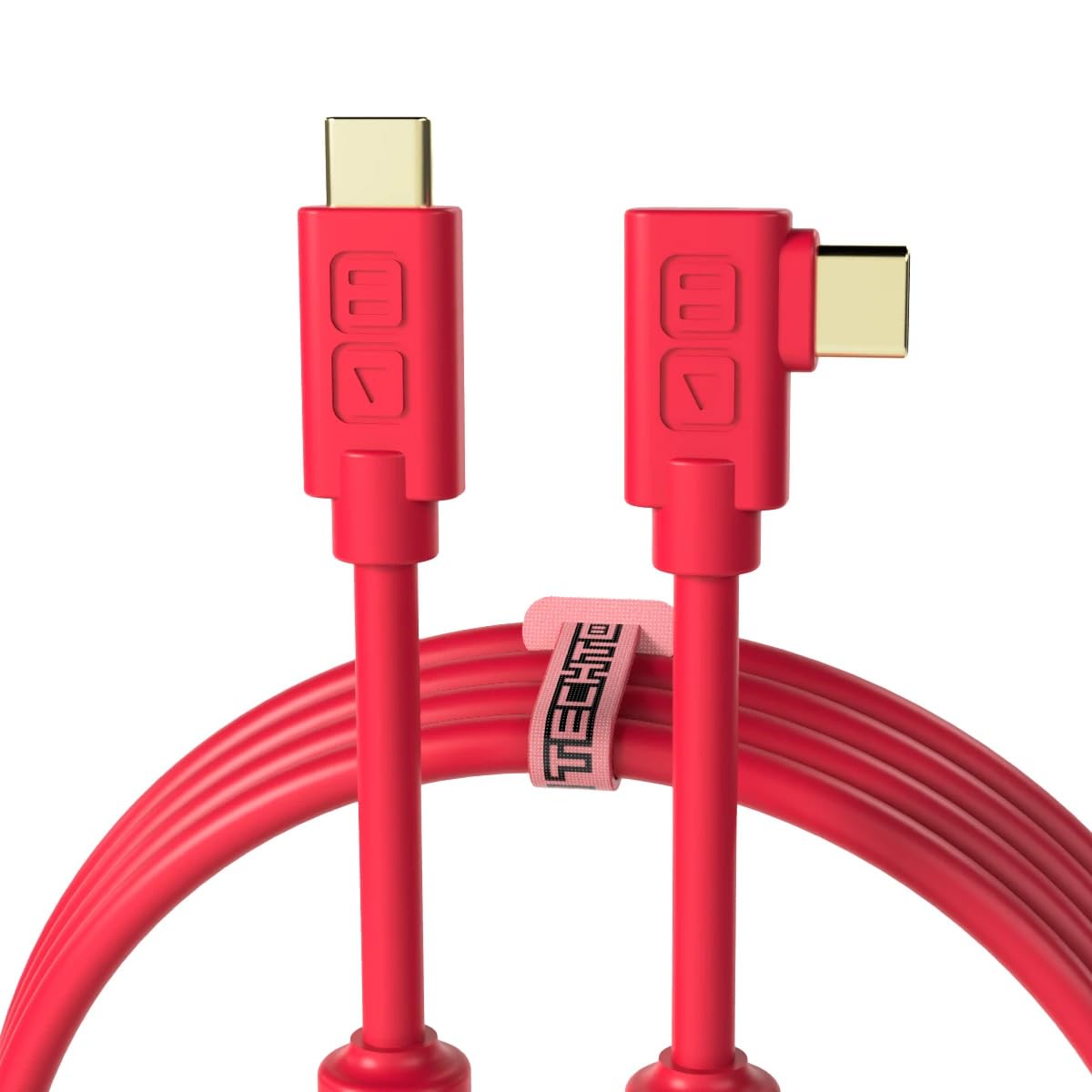 DJ TechTools Chroma Cable - USB-C to USB-C Cable | 100W Power Delivery, 10Gbps, 4K60, Ferrites & 56k? Resistor | Audio-Optimized, Color-Coded