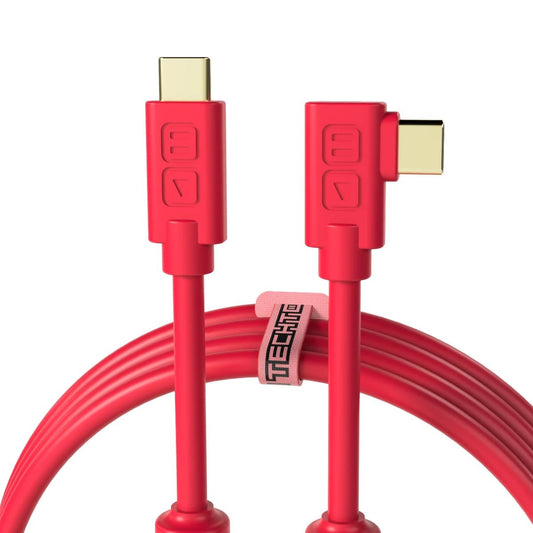 DJ TechTools Chroma Cable - USB-C to USB-C Cable | 100W Power Delivery, 10Gbps, 4K60, Ferrites & 56k? Resistor | Audio-Optimized, Color-Coded