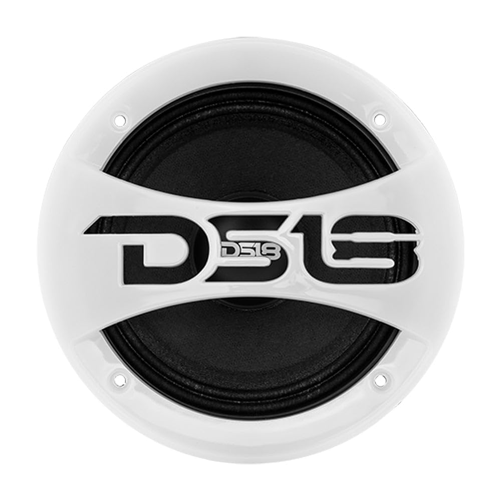 DS18 PRO-GRILL6LGO Grill Speaker Cover Built in RGB Light - 6-Inch, Uv Coating, Scratch Resistant, Protect and Cover Your Speakers (Single)