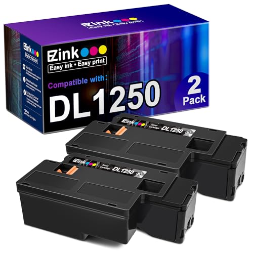 E-Z Ink Compatible Replacement for Dell 1250 1250C Toner Cartridge 2 Black