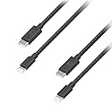 [2-Pack] Motorola 1.5m (4.9ft) Premium Braided Nylon USB-C to Lightning Data/Charging Cables for Fast Charging iPhone 12, 12 Pro, 11, 11 Pro, X, XR…