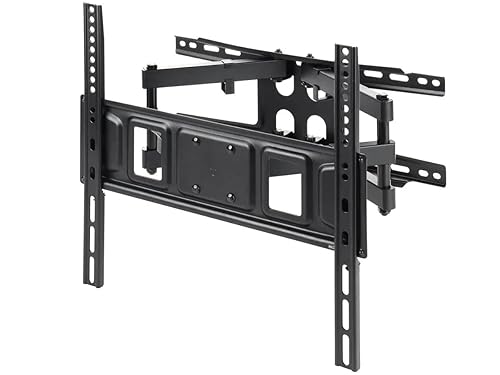 Monoprice Commercial Full Motion TV Wall Mount Bracket for 32" to 70" TVs up to 88lbs, Max VESA 400x400, Fits Curved Screens