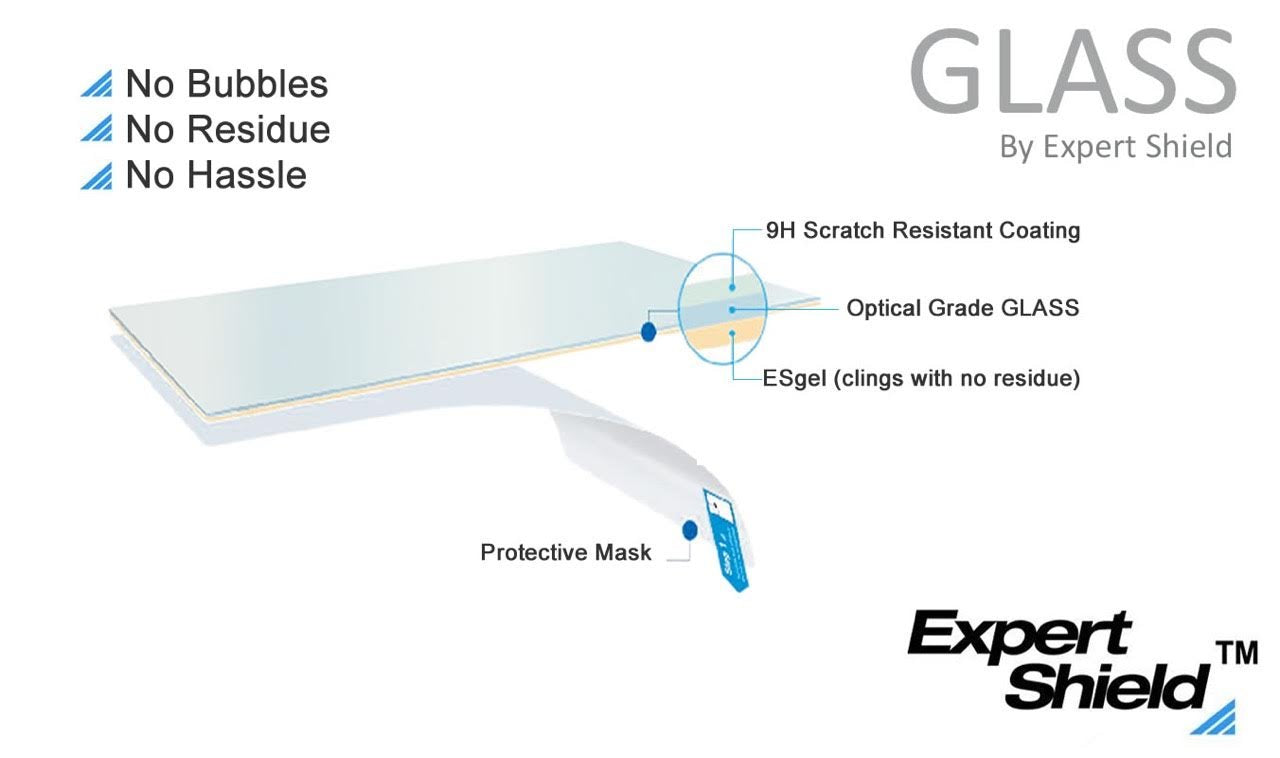Expert Shield tempered glass screen protector compatible with Canon R8 (glass)