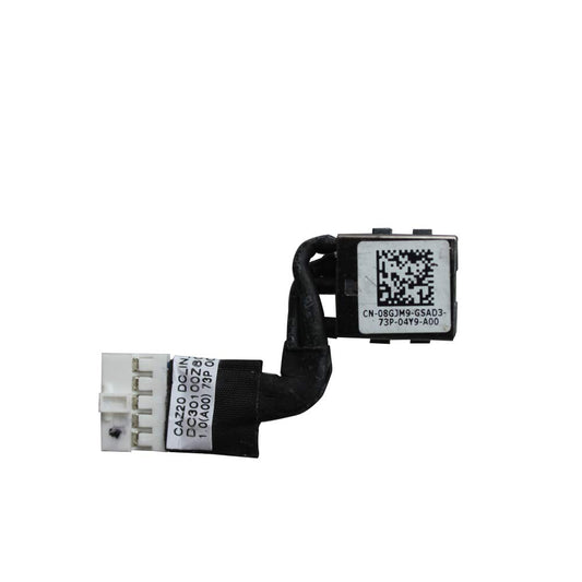 Zahara 2PCS DC Power Input Jack with Cable Replacement for Dell Latitude 7480 7490 8GJM9 08GJM9