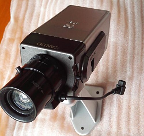 Motion Detection Led Flashing Dummy Camera Imitation CCTV Movement Function Scaring Monitor IR Led Flash Move Fake Gun