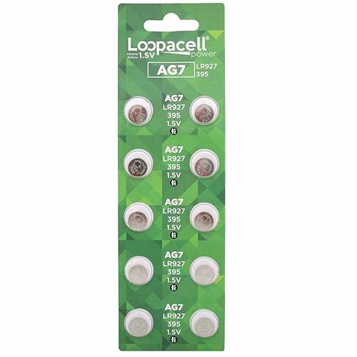 LOOPACELL AG7 LR927 395 395A 926 SR927SW LR57 SR927 Alkaline Button Cell Battery X 40
