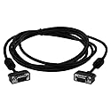SF Cable, 25ft Ultra Slim SVGA Cable with Ferrites HD15 M/M Triple Shielded
