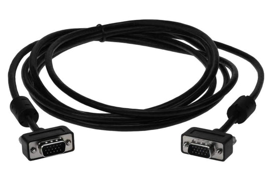 SF Cable, 25ft Ultra Slim SVGA Cable with Ferrites HD15 M/M Triple Shielded