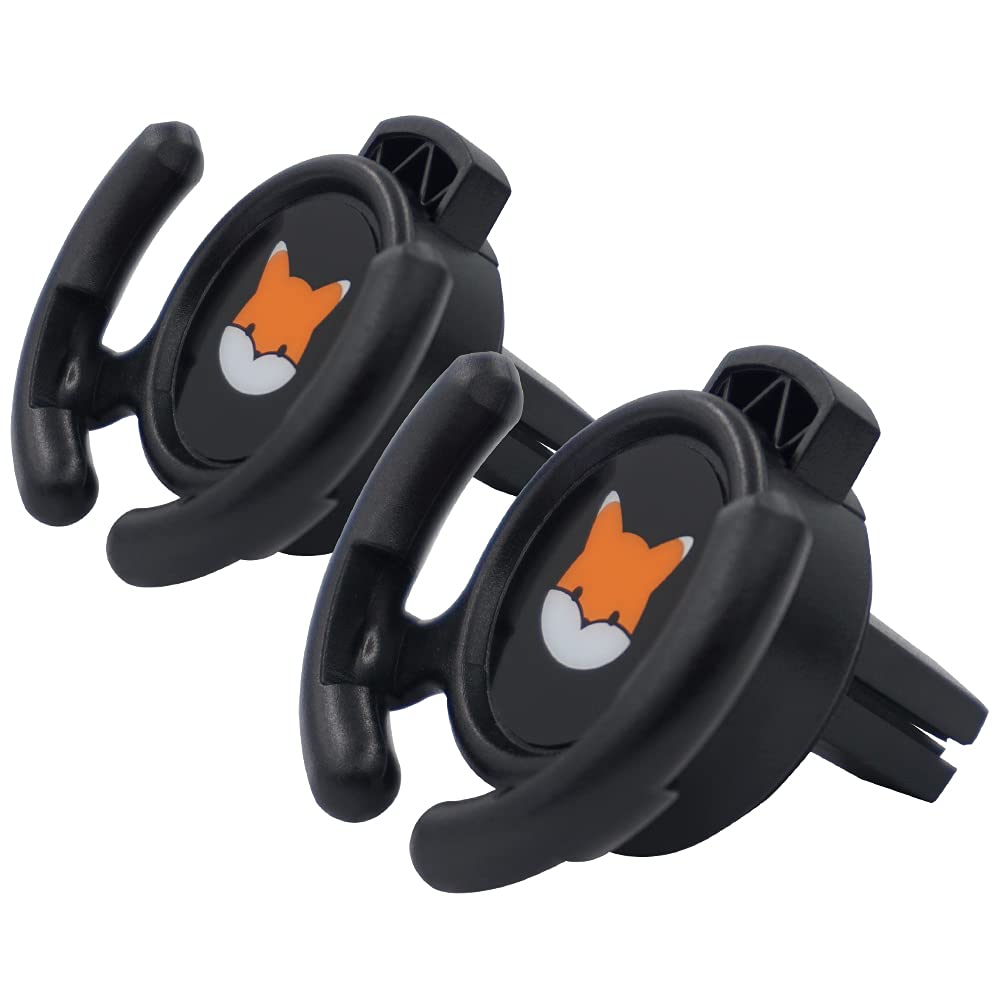 HOMEFOX Car Vent Mount Holder 2 Pack - Compatible with Popsocket - Car Mount made for Pop Socket Grips Collapsible Phone Holder for Pop Mount