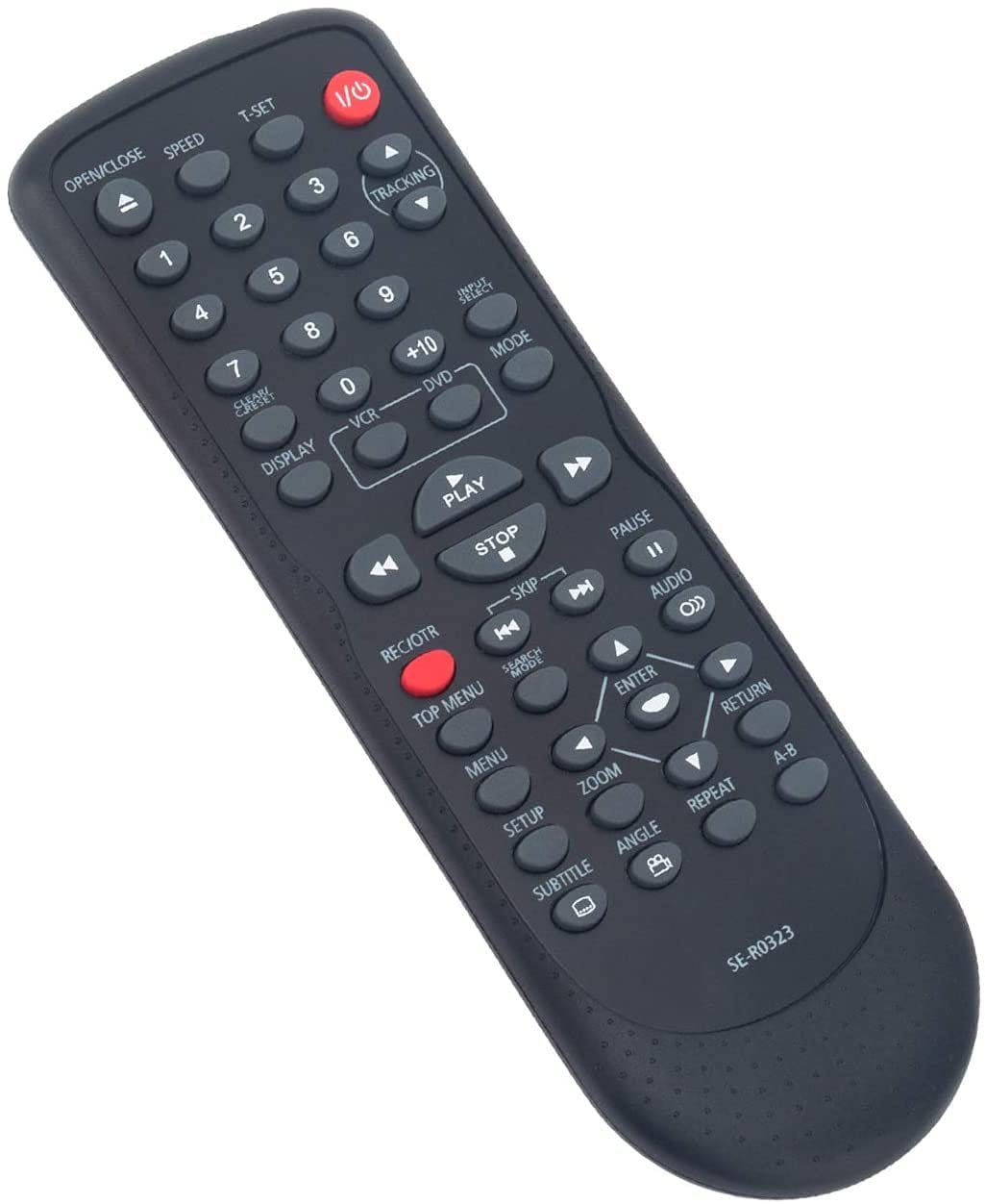 Replacement Remote Control fit for Toshiba SE-R0323 SD-V296 SD-V296KU SD-V296-K-TU VCR/DVD Player