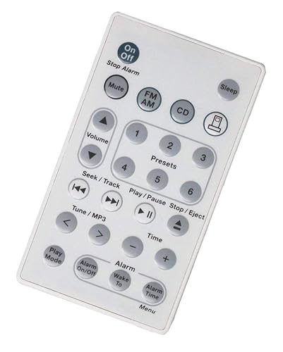 New Remote Control Replaced for Bose Wave Music System AWRCC1 AWRCC2 aka Wave Radio/CD II (White Color)