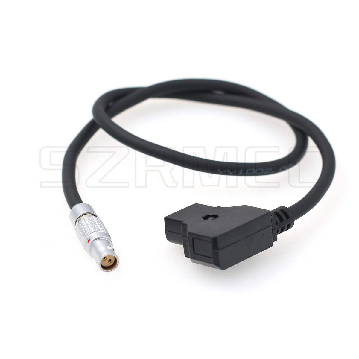 SZRMCC 2 Pin Female Rotatable to D-tap Power Cable for RED Komodo 6K Cinema Camera (80cm)