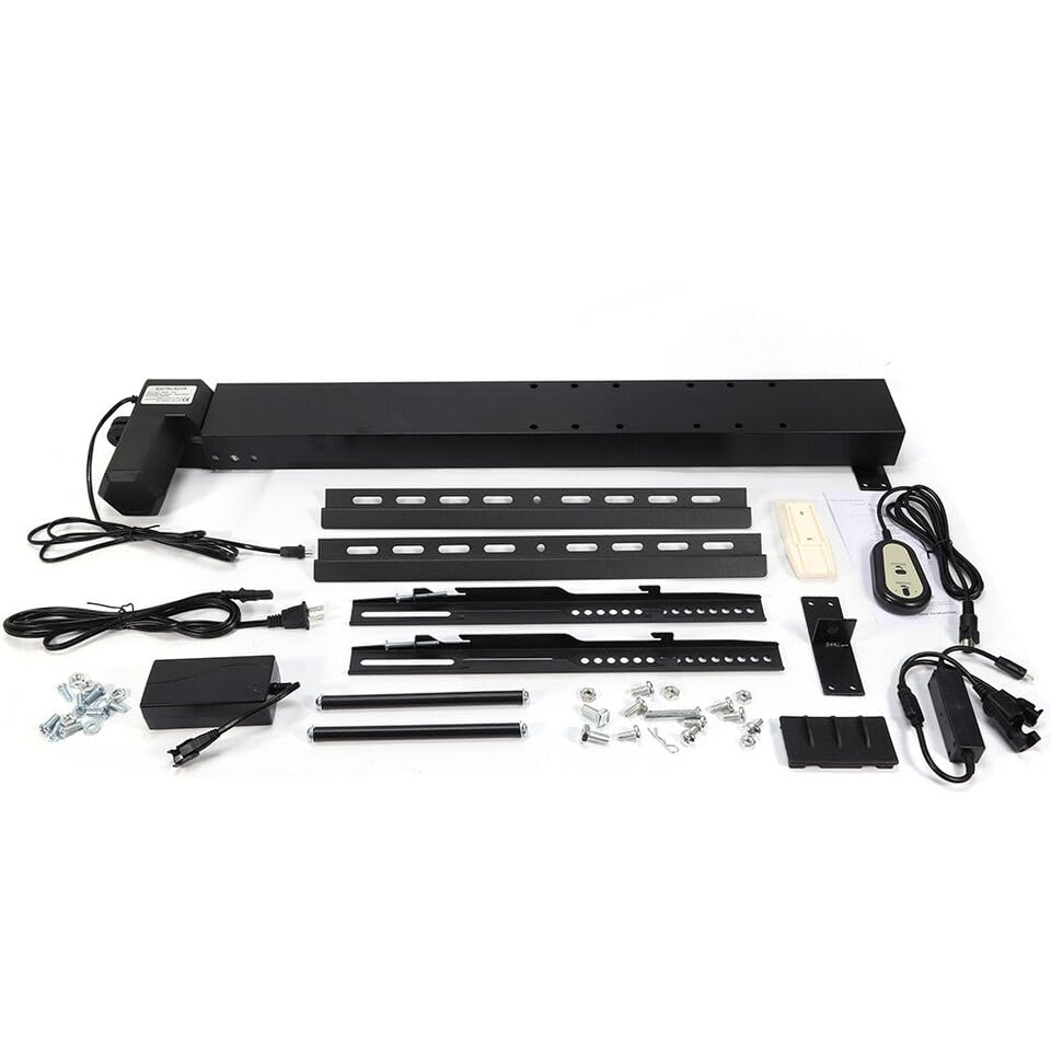 Motorized TV Lift Mount with Remote Control,Lifting Bracket for 26"-57" TVs,80Kg Maximum Load Capacity