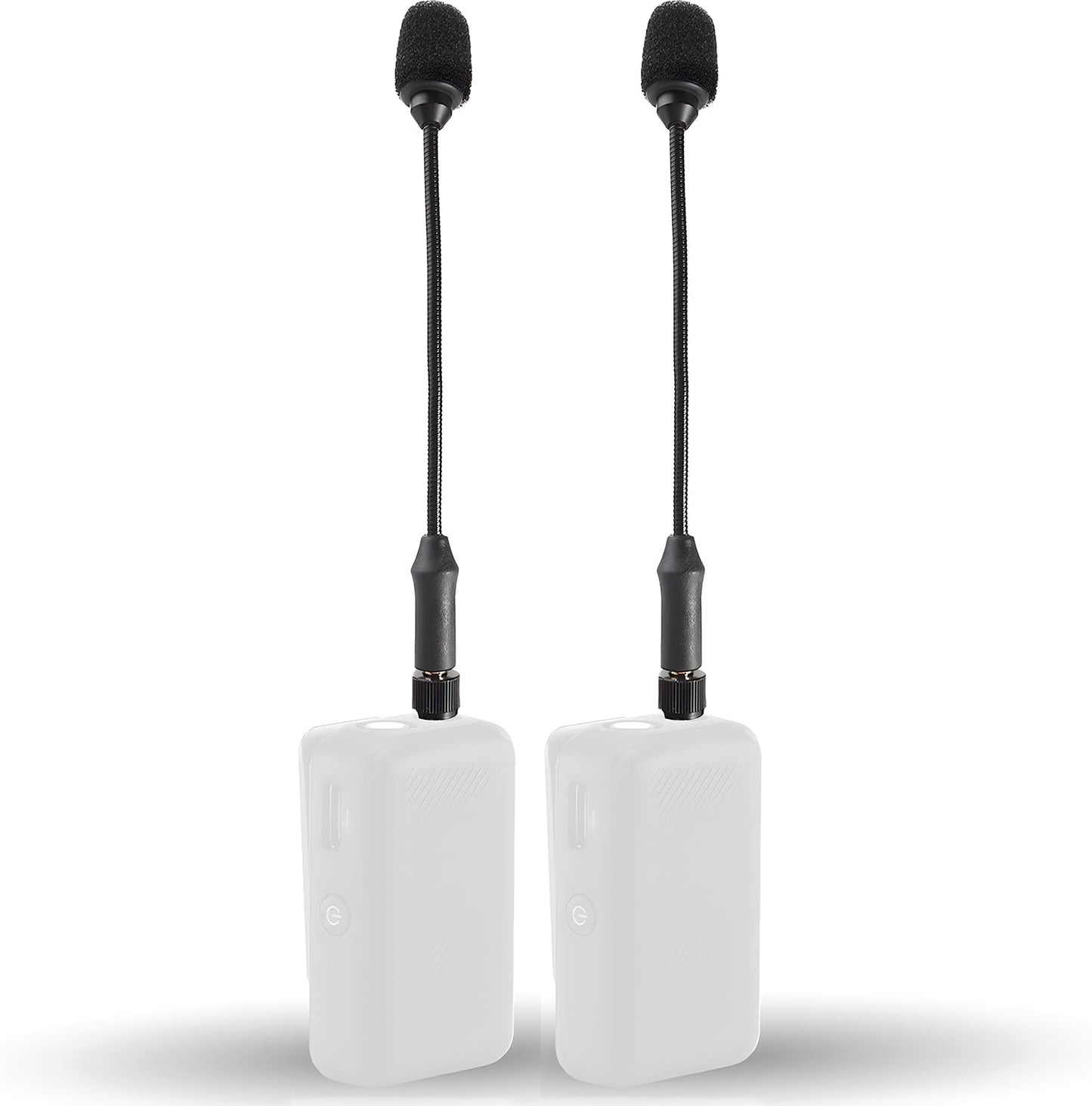Movo MV-M101 Gooseneck Omnidirectional Lavalier Microphone- Compatible with DJI Mic/Rode Wireless Go Series Wireless Transmitters - Lapel Mic for
