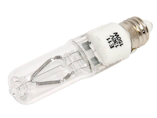 Eiko Q150CL/MC/2V-130V 130V 150W T-4 E11 Screw Base,