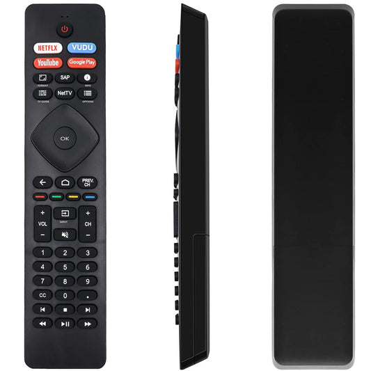 Amiroko NH800UP RF402A-V14 Remote Control Replacement for Philips LED Smart TV 43PFL5604/F7, 50PFL5704/F7, 55PFL5604/F7, 55PFL5704/F7, 65PFL5604/F7