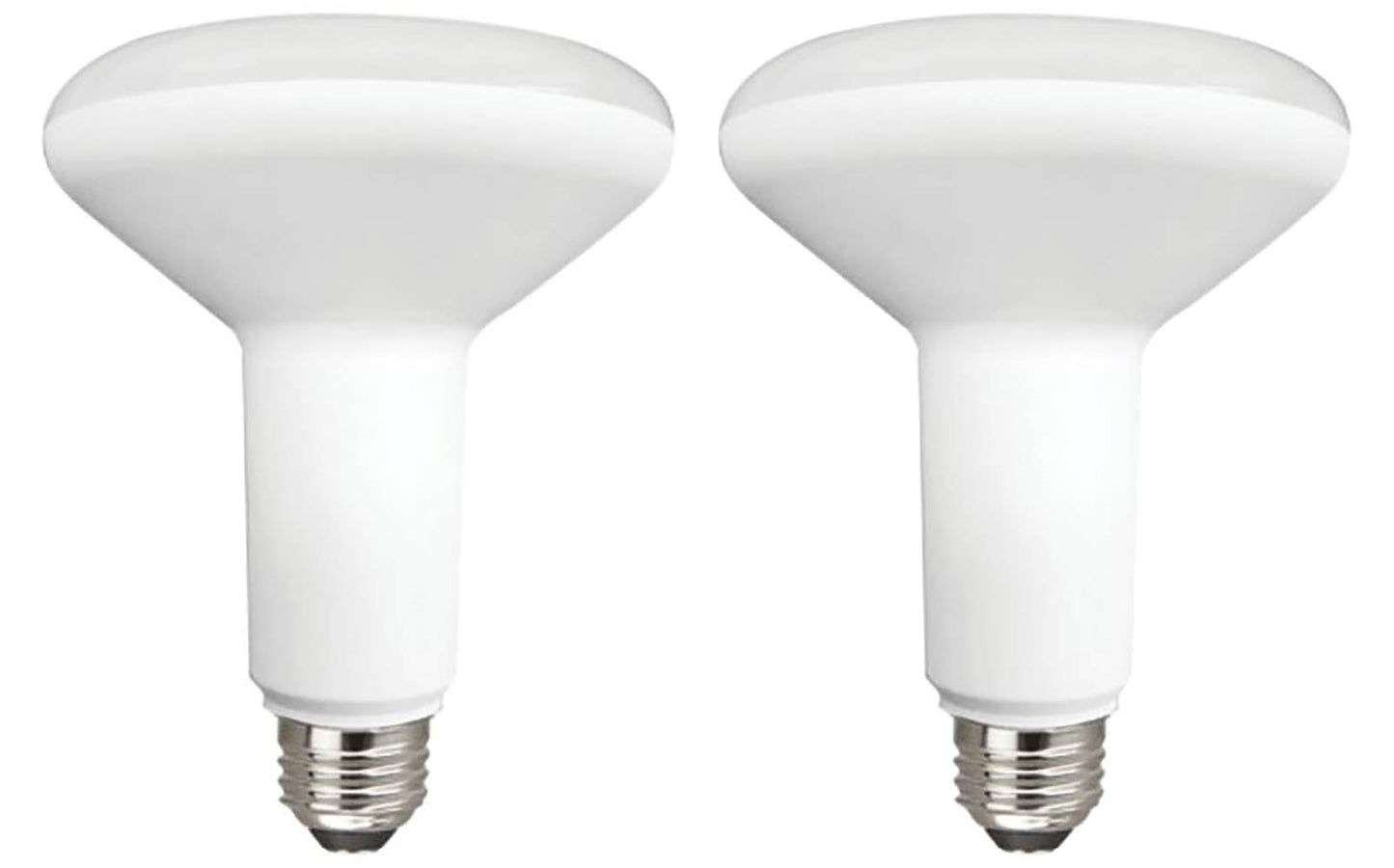 TCP L8BR30D1530K2 LED 65 Watt Equivalent Dimmable Light Bulbs, BR30 Shape, Floodlights, 2 Pack, Bright White (3000K), 2 Count
