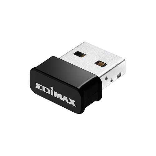 Edimax Wi-Fi 5 Nano 802.11ac AC1200 Dual-Band Adapter for PC, Wireless AC USB Adapter Dongle, Up to 867Mbps (5GHz) / 300Mbps (2.4GHz) Fast Transfer