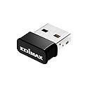 Edimax Wi-Fi 5 Nano 802.11ac AC1200 Dual-Band Adapter for PC, Wireless AC USB Adapter Dongle, Up to 867Mbps (5GHz) / 300Mbps (2.4GHz) Fast Transfer