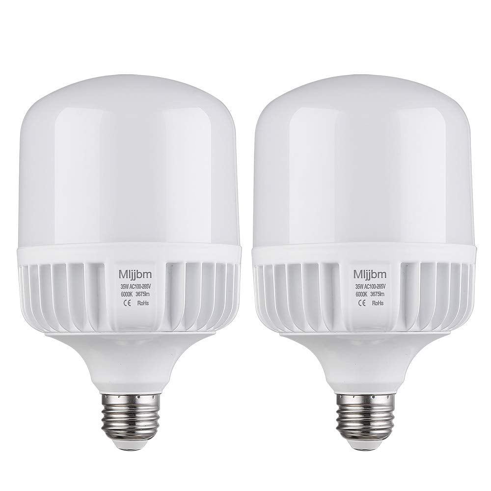 VELNEX High Watt LED Bulbs 250W-300W Equivalent, 35W Bright White 6000K