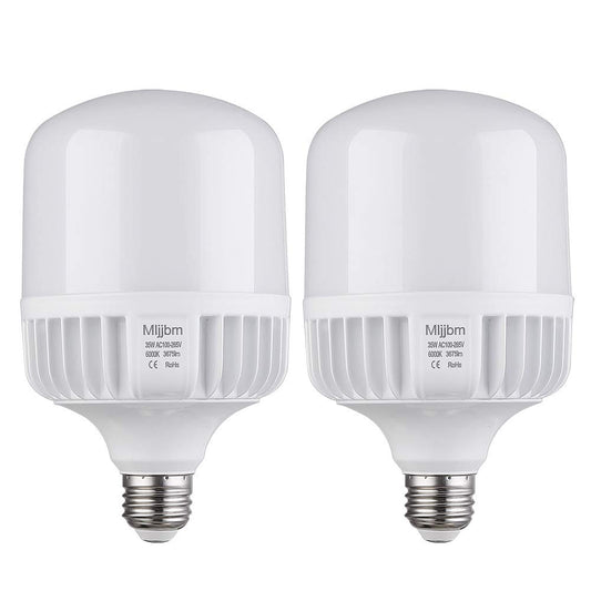 VELNEX High Watt LED Bulbs 250W-300W Equivalent, 35W Bright White 6000K