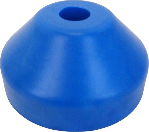 Blue Plastic 7" 45rpm Vinyl Record Dome Adapter- #07MRDABL (1)