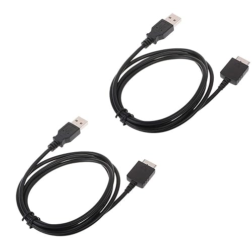 bestforyou 2pcs USB Sync Data Cable for Sony Walkman NW-A55 A56 A57 A55HN A56HN A57HN NW-A35 NW-A45 NW-ZX300 ZX300A NW-WM1A WM1Z(Pack of 2)