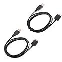 bestforyou 2pcs USB Sync Data Cable for Sony Walkman NW-A55 A56 A57 A55HN A56HN A57HN NW-A35 NW-A45 NW-ZX300 ZX300A NW-WM1A WM1Z(Pack of 2)