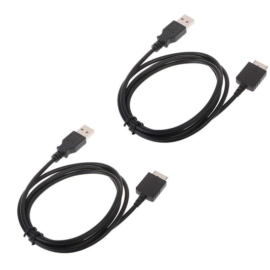 bestforyou 2pcs USB Sync Data Cable for Sony Walkman NW-A55 A56 A57 A55HN A56HN A57HN NW-A35 NW-A45 NW-ZX300 ZX300A NW-WM1A WM1Z(Pack of 2)