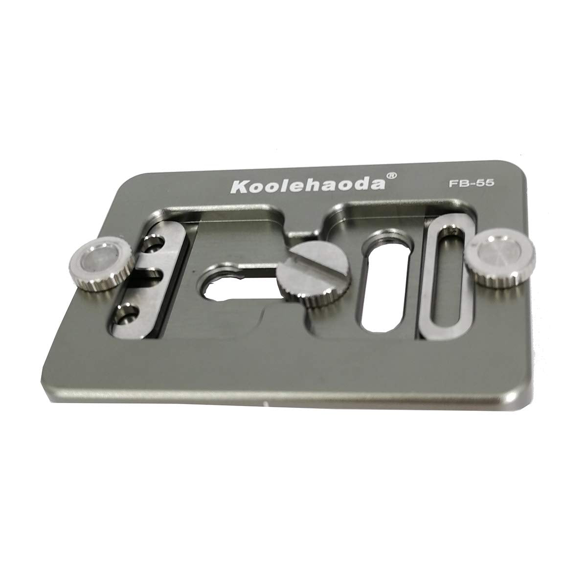 koolehaoda 55mm Quick Release Plate,Universal Camera QR Plate Compatible Arca Swiss for DSLR Cameras Tripod Ball Head