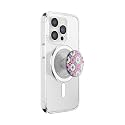 PopSockets Phone Grip for MagSafe, Magnetic Holder, Phone Stand, Enamel - Atomic Wallpaper
