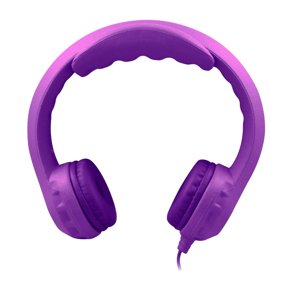HamiltonBuhl Flex‑Phones Kids Headphones - Durable EVA Foam, Volume‑Limited 85 dB, Chew‑Resistant Dura‑Cord, Safe for Ages 3+, On‑Ear Classroom…