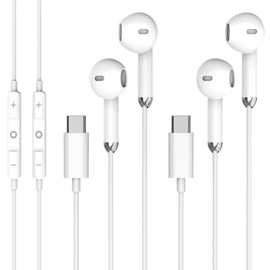 USBC Headphones for iPhone 17 16 15，for Apple Headphones Wired with Microphone & Remote Control [Clear Call], Wired Ear Buds USB C HiFi Bass…