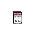 Transcend SDC300S 128GB SDXC SD Card, Compatible with DSLR Cameras/ Digital Cameras / Trail Cameras / Camcorder, Up to 100MB/s, UHS-I U1 V10, Full HD