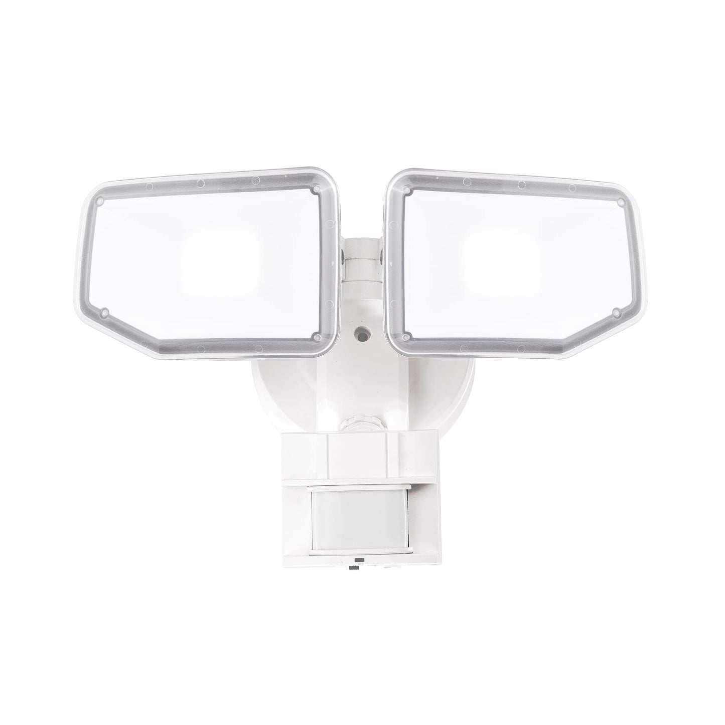 AWSENS 40W LED Security Lights Motion Sensor Light Outdoor, 180 Degree, 4000 LM, 5000 K, ETL Water Resistant, Clear 2 Head Motion Detector Flood Light