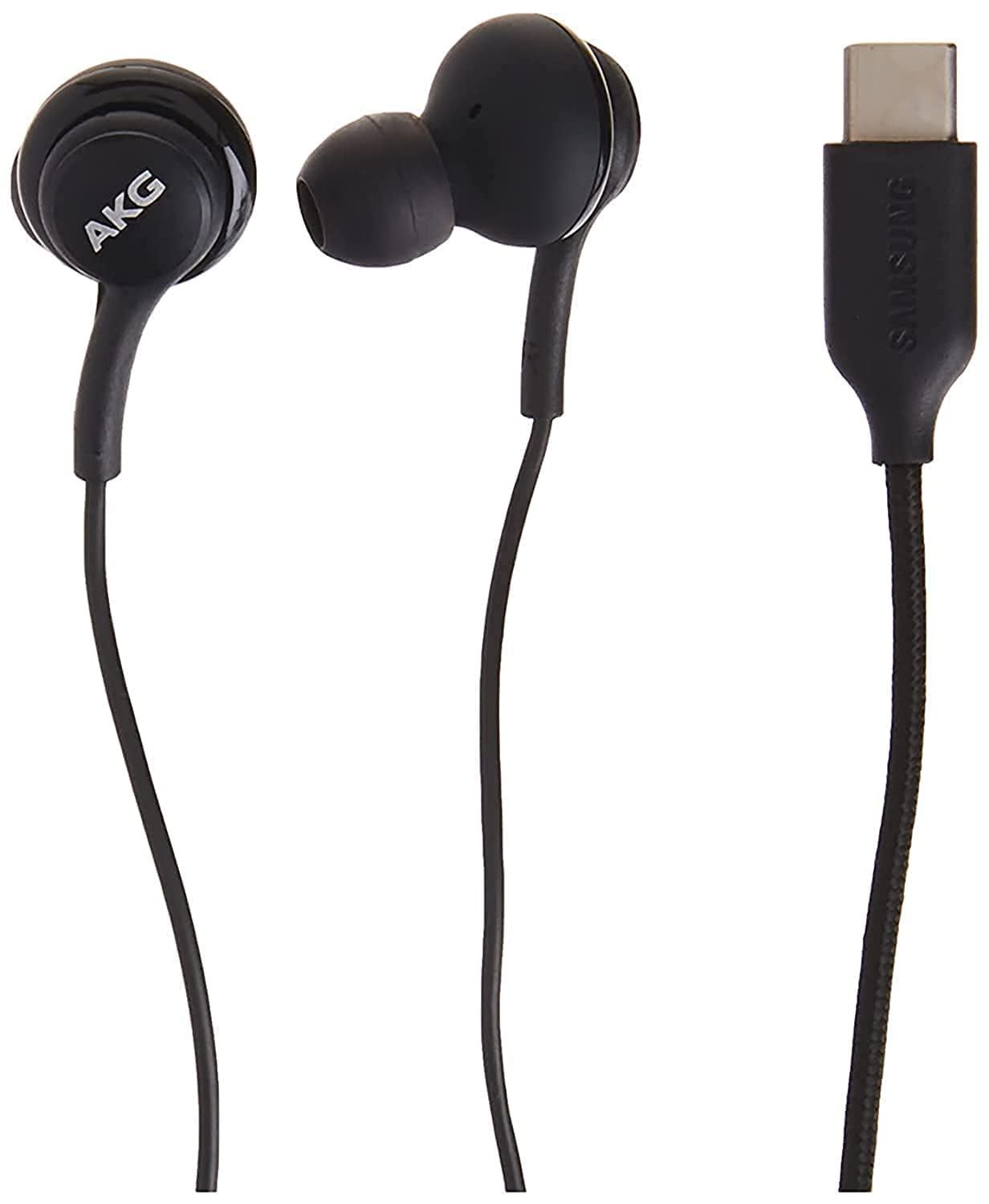OEM Amazing 2019 Stereo Headphones for Samsung Galaxy Note 10 Note 10+ S10 Plus S9 Note 8 S9+ S10e S10 Braided Cable - Designed by AKG