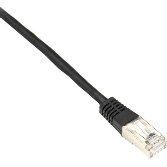 Black Box Cat6 250-MHz Shielded, Stranded Cable SSTP (PIMF), PVC, Black, 30-ft. (9.1-m) - 29.86 ft Category 6 Network Cable for Network Device - First