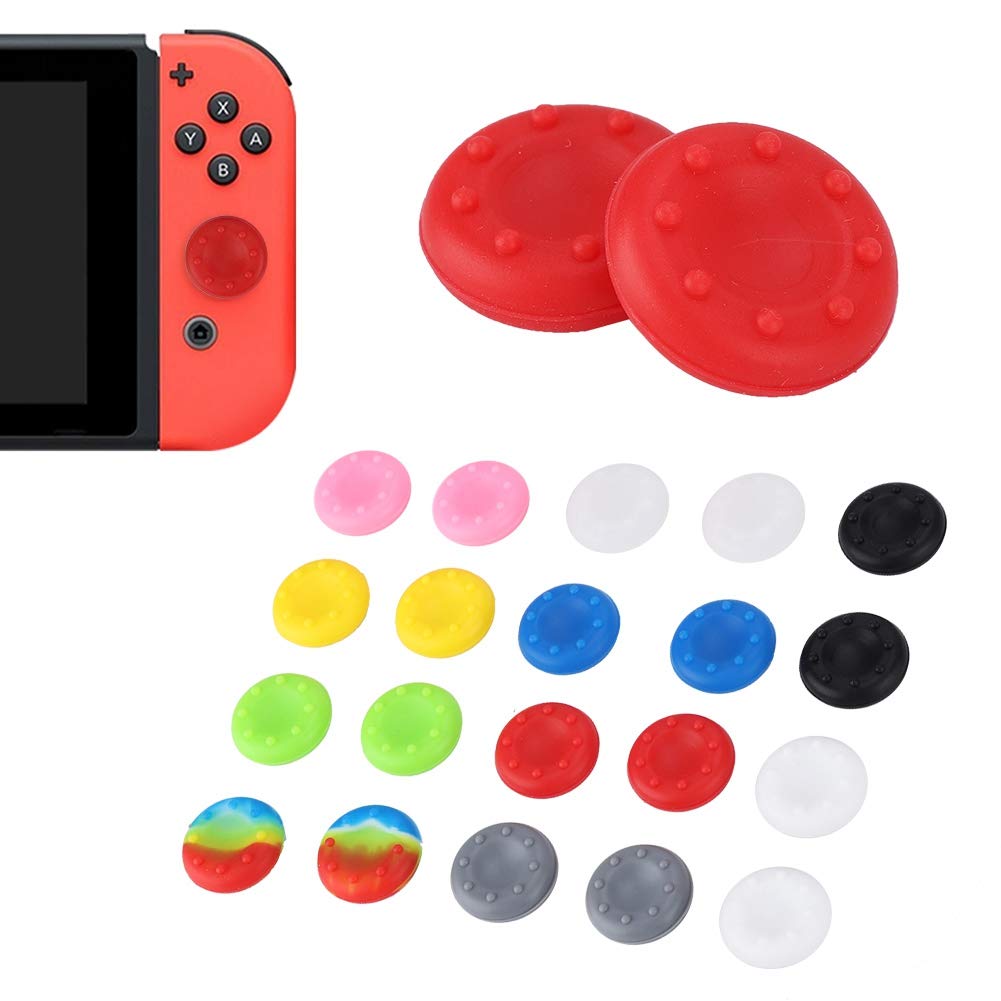 Wendry 20 Pcs Joystick,Controller Accessories,Joystick Antiskid Case,Good Slip and High Transparency,for // One/360
